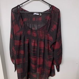 Dex brand sheer shirt